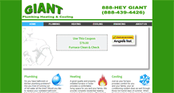 Desktop Screenshot of giantplumbing.com